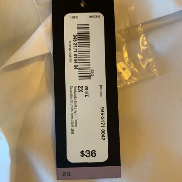 2X Worthington 3/4 Sleeve Button Front Shirt - Picture 2 of 2